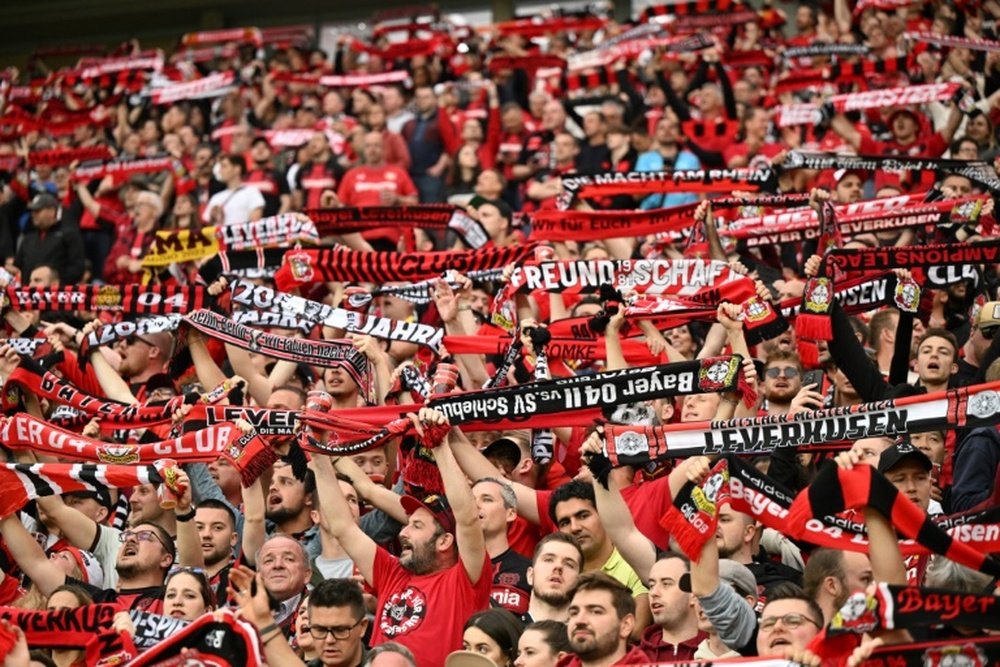 Leverkusen last lost a league match in May 2023. AFP