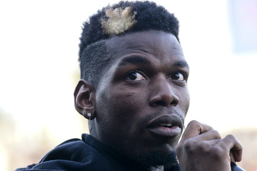 Pogba watched LAFC lose at home to Austin in MLS. AFP