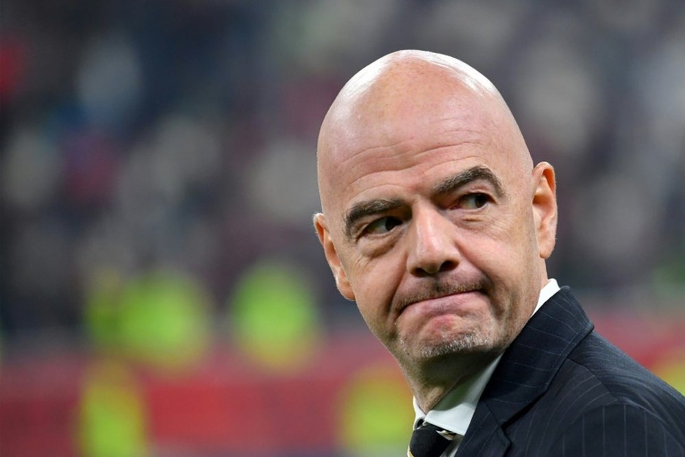 Infantino says he did nothing wrong. AFP