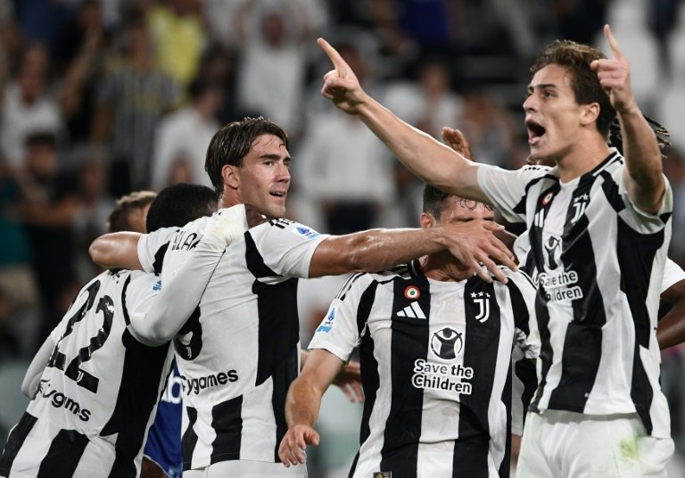 Juventus cruised past Como in their Serie A debut under Thiago Motta. AFP