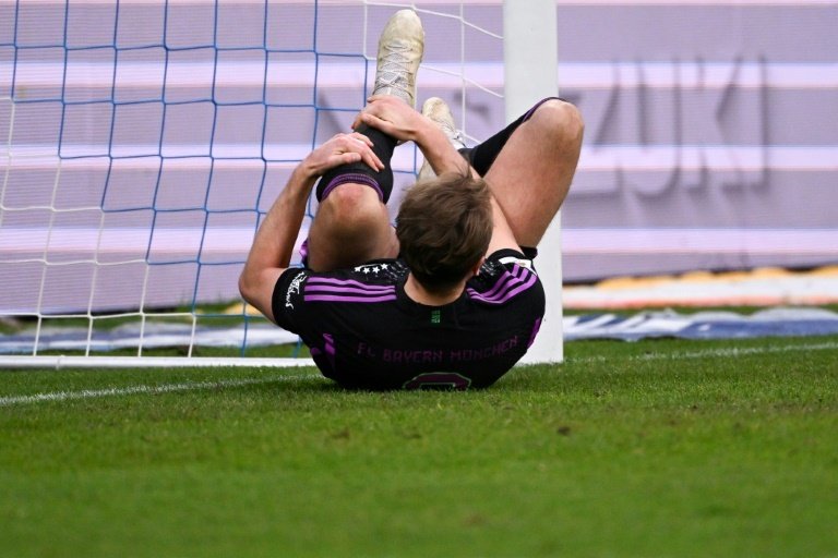 Bayern striker Harry Kane has a long history of ankle injuries. AFP
