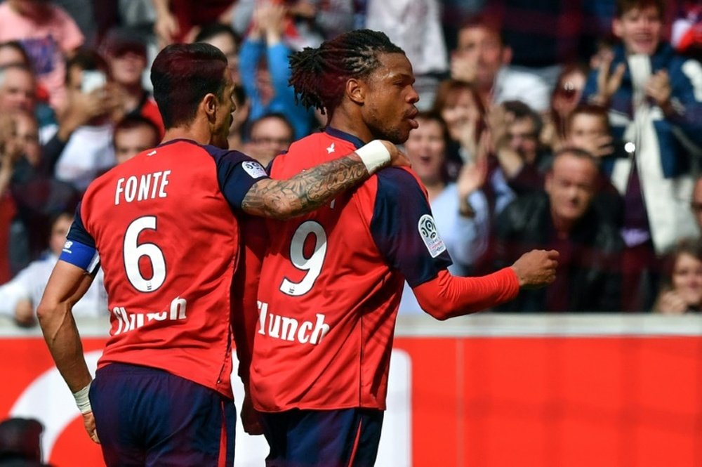 Loic Remy's goal could see Lille finish second in France. AFP