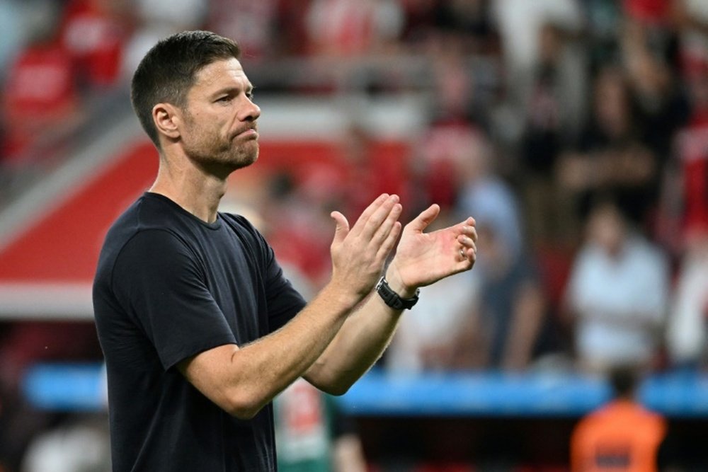 Alonso's Leverkusen lost his first Bundesliga match since May 2023 against Leipzig. AFP