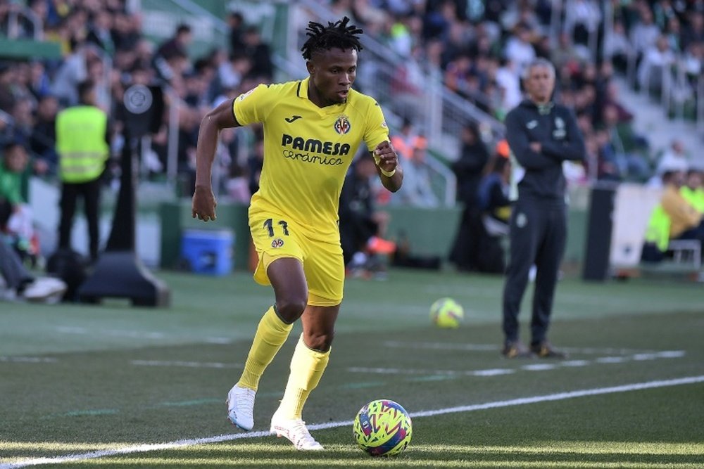 Chukwueze has been in superb form in the last few weeks. AFP