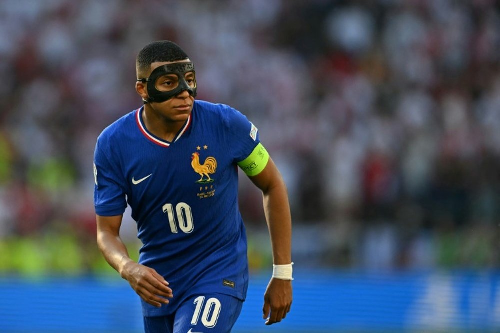 Kylian Mbappe scored 13th goal for France at a major tournament. AFP