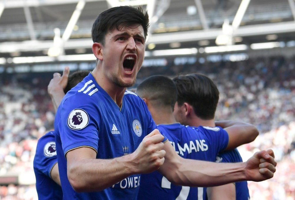 Maguire is the most expensive defender of all time. AFP