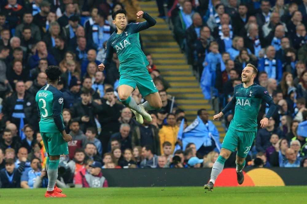 Guardiola rates Tottenham very highly. AFP