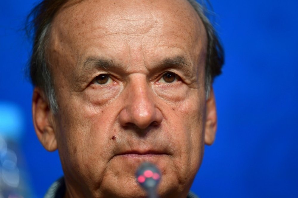 Rohr wants to knock Messi out of the tournament. AFP