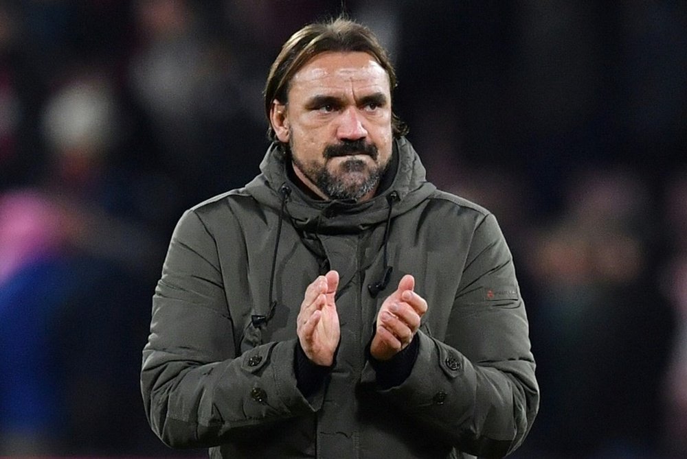 Daniel Farke's side recorded their sixth consecutive league victory. AFP