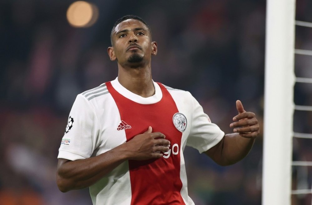 Sebastian Haller netted in Ajax's 2-0 victory over Besiktas. AFP