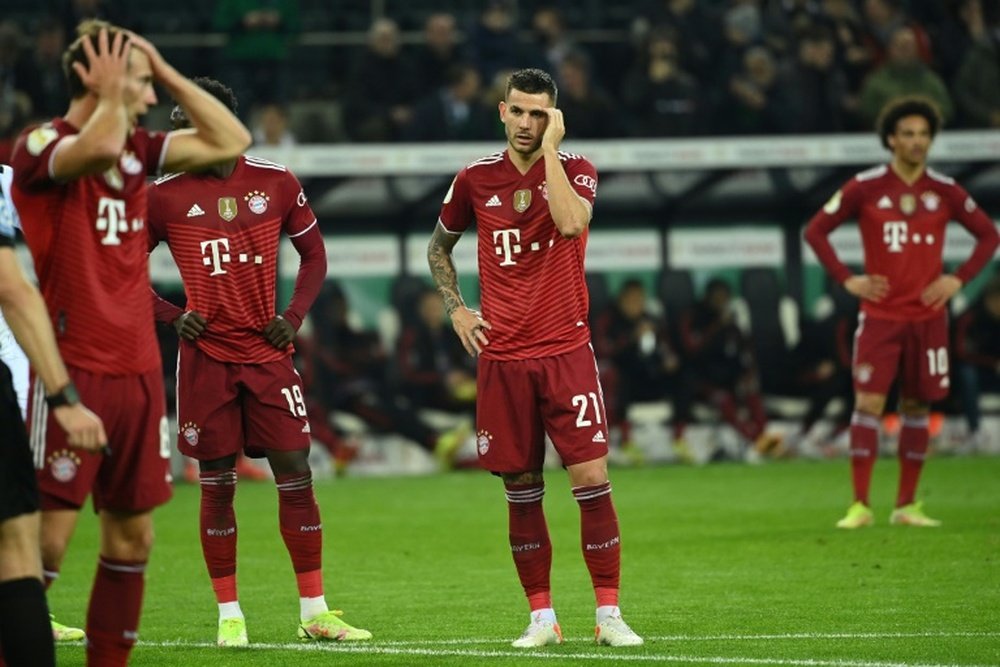 Bayern Munich were thumped by Monchengladbach. AFP