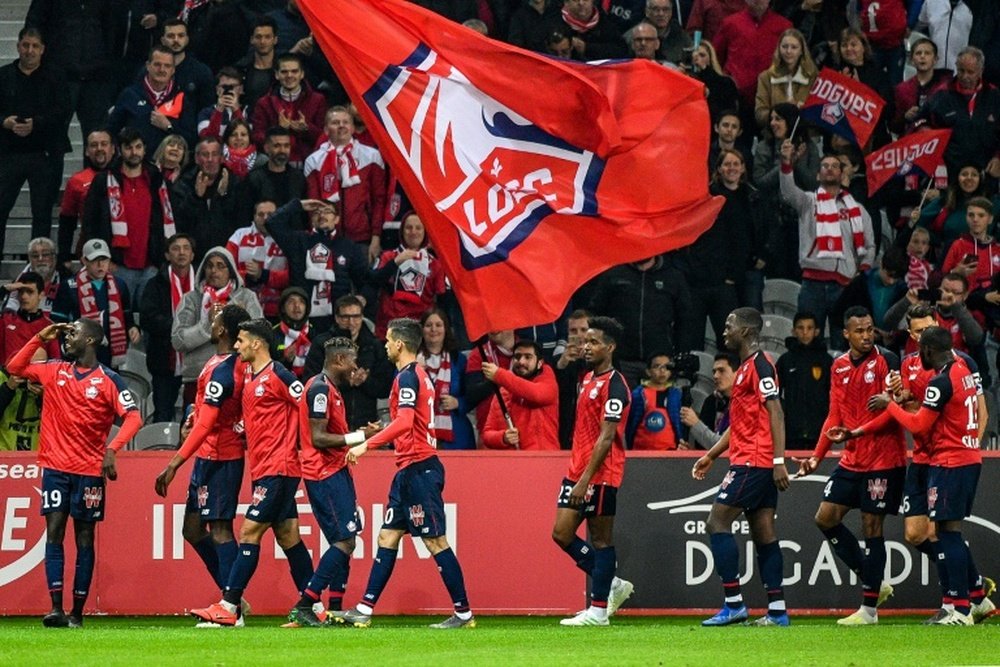 Nicolas Pepe scored in 5-0 win over Nimes. AFP