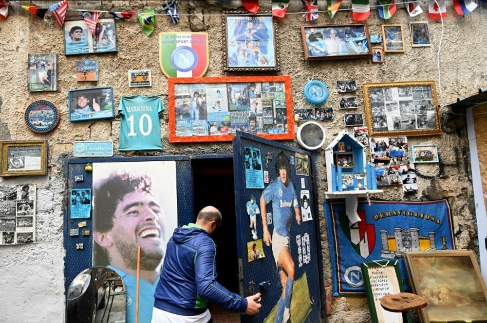 Modest Maradona museum pays tribute to patron saint of Naples