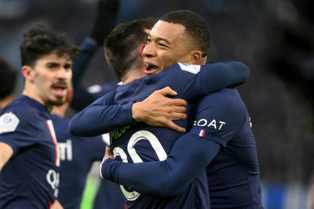 Mbappe reaches 200 PSG goals in win over Marseille. AFP