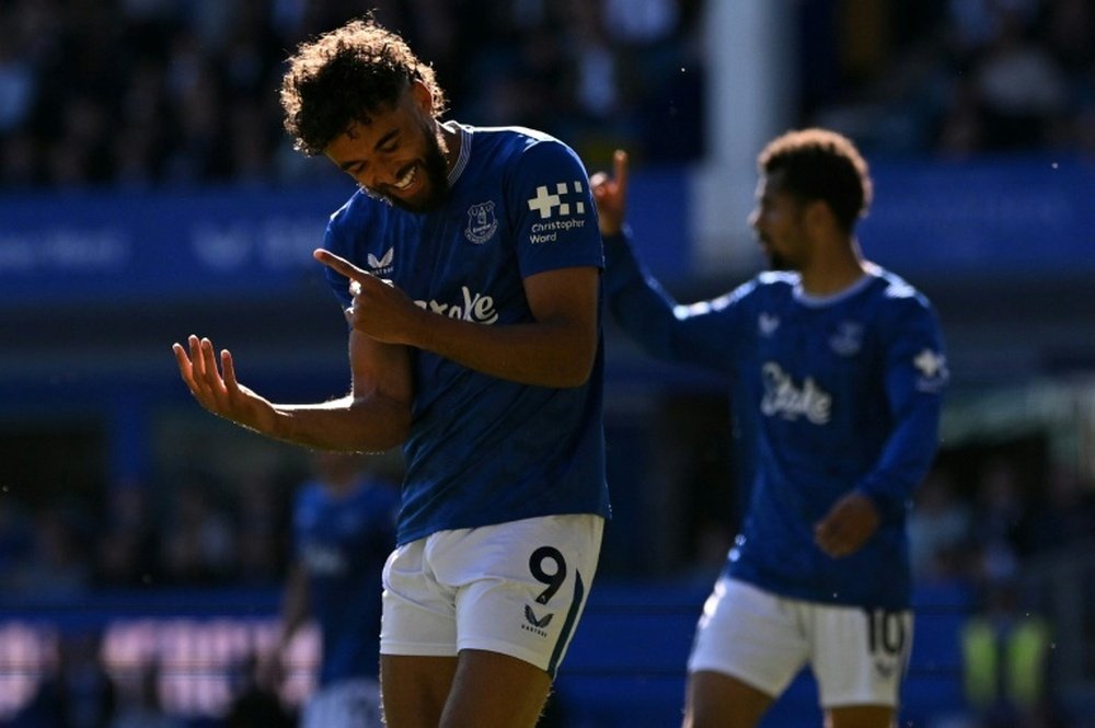 Dominic Calvert-Lewin will leave Everton on a free transfer. AFP