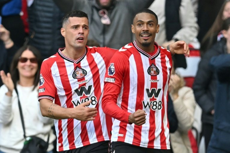 Wilson Isidor secured a point for 10-man Sunderland. AFP