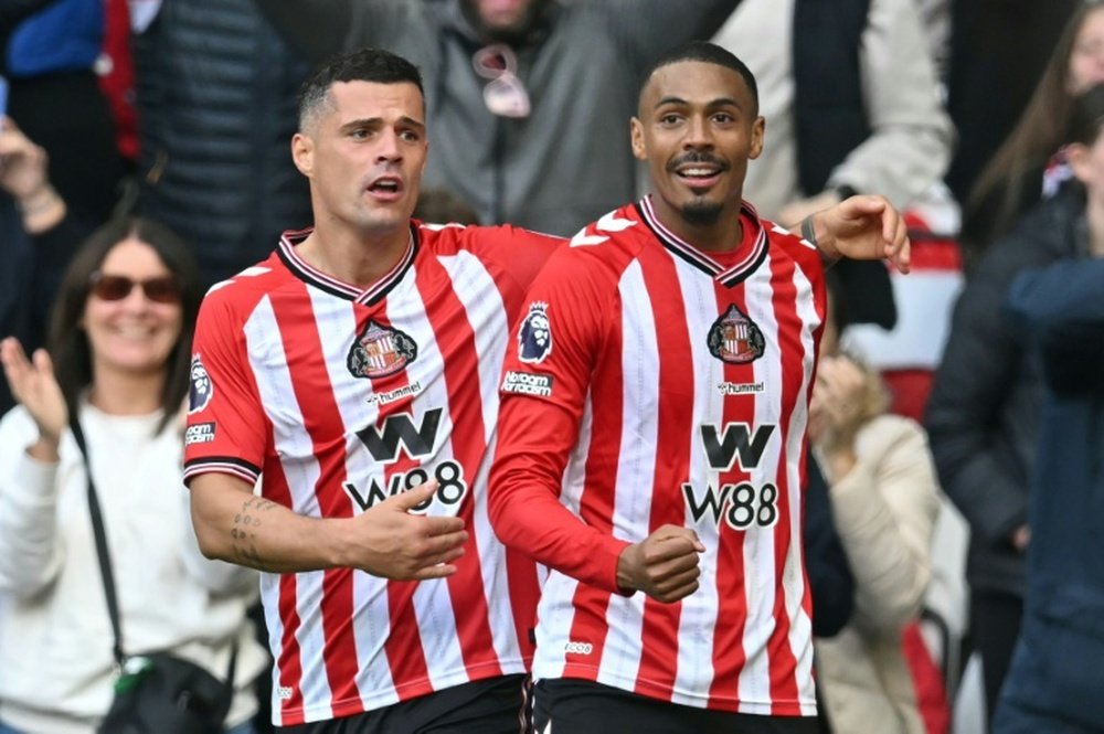 Wilson Isidor secured a point for 10-man Sunderland. AFP