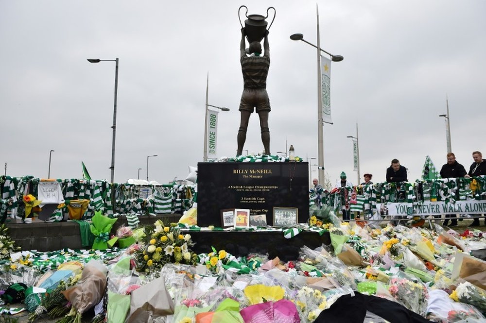 Billy McNeill died in April after suffering from dementia. AFP