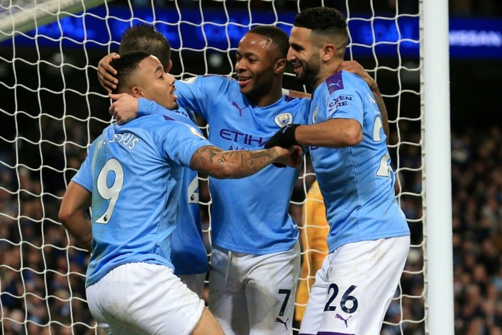'Spectacular' De Bruyne helps Man City end Leicester's unbeaten run. AFP