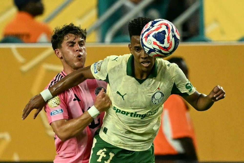 Estevao Willian is with the Palmeiras squad preparing to take on Botafogo. AFP