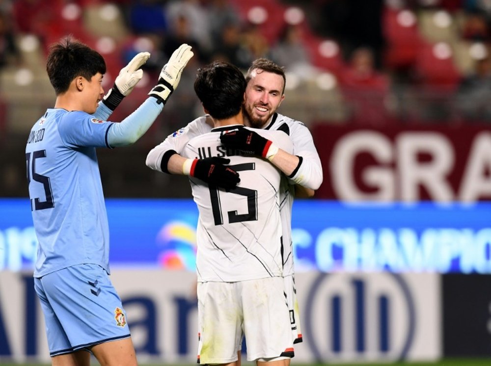 Gyeongnam got a shock victory over Kashima. AFP