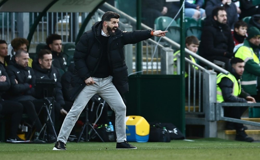 Muslic took charge of Plymouth after Rooney's sacking. AFP