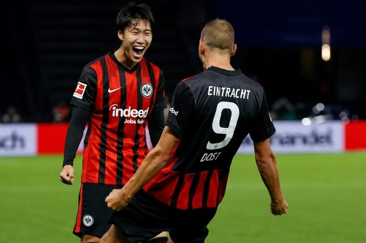 Japan's Kamada guides Eintracht to Hertha win