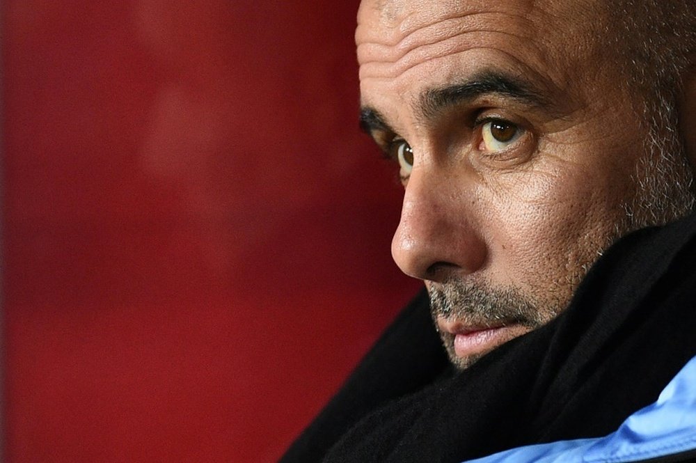 Guardiola admits he could lose his job as City boss if they get knocked out by RM. AFP