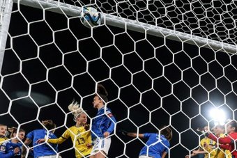 Towering defender Amanda Ilestedt scored twice with her head to help Sweden to a 5-0 thrashing of Italy on Saturday and a berth in the Women's World Cup last 16.