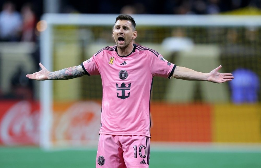 Messi was held out of the starting lineup in Atlanta. AFP