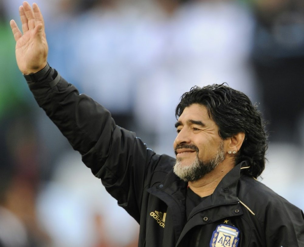 The footballing world has been shocked by the death of Diego Maradona. AFP