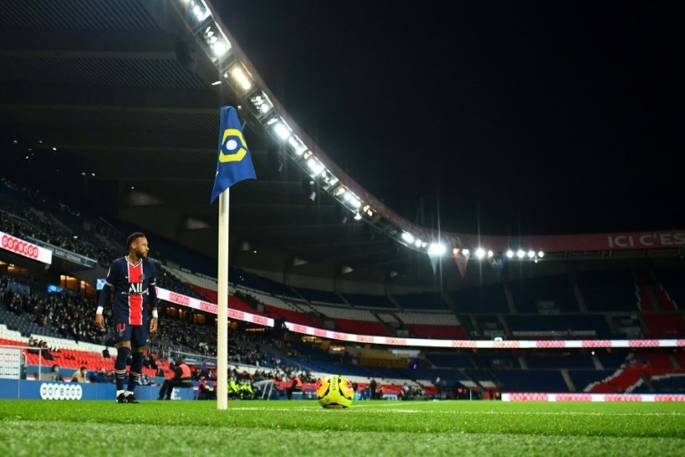 Neymar in action for Paris Saint-Germain. AFP
