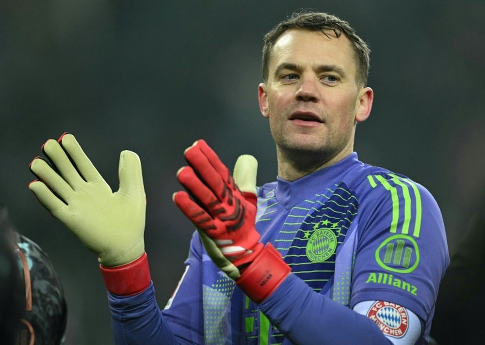 Neuer will be almost 40 by the end of his new Bayern contract. AFP