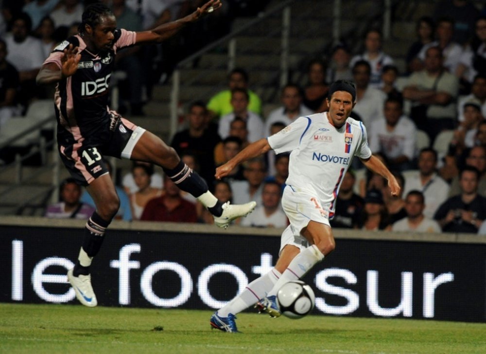 Grosso played for Lyon as a left-back for two years. AFP