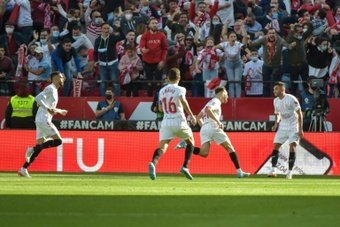 Sevilla beat Real Betis in the Sevilla derby on Sunday. AFP