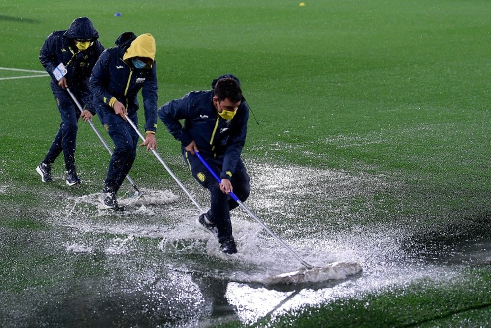 The Villarreal game was postponed. AFP