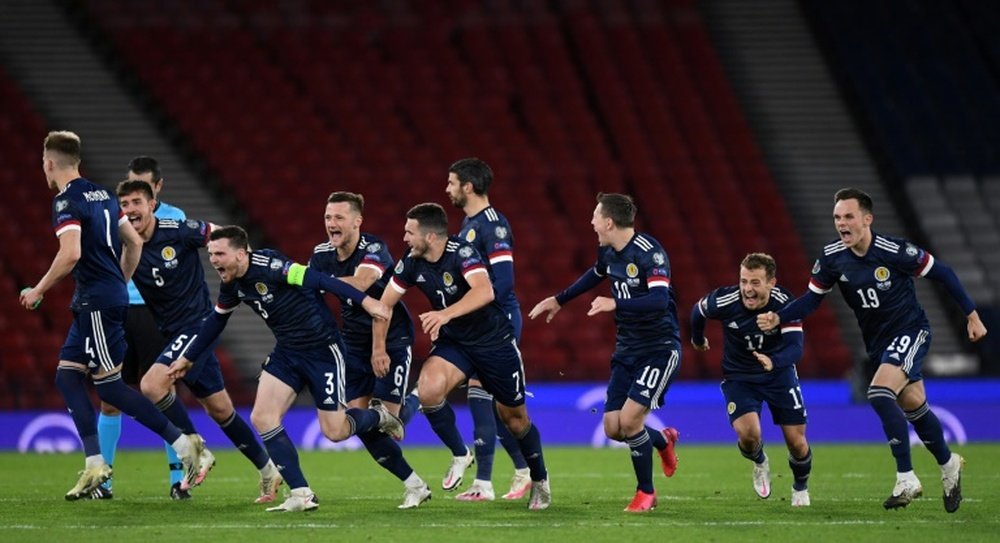 Scotland travel to Serbia longing to end 22 years of hurt. AFP