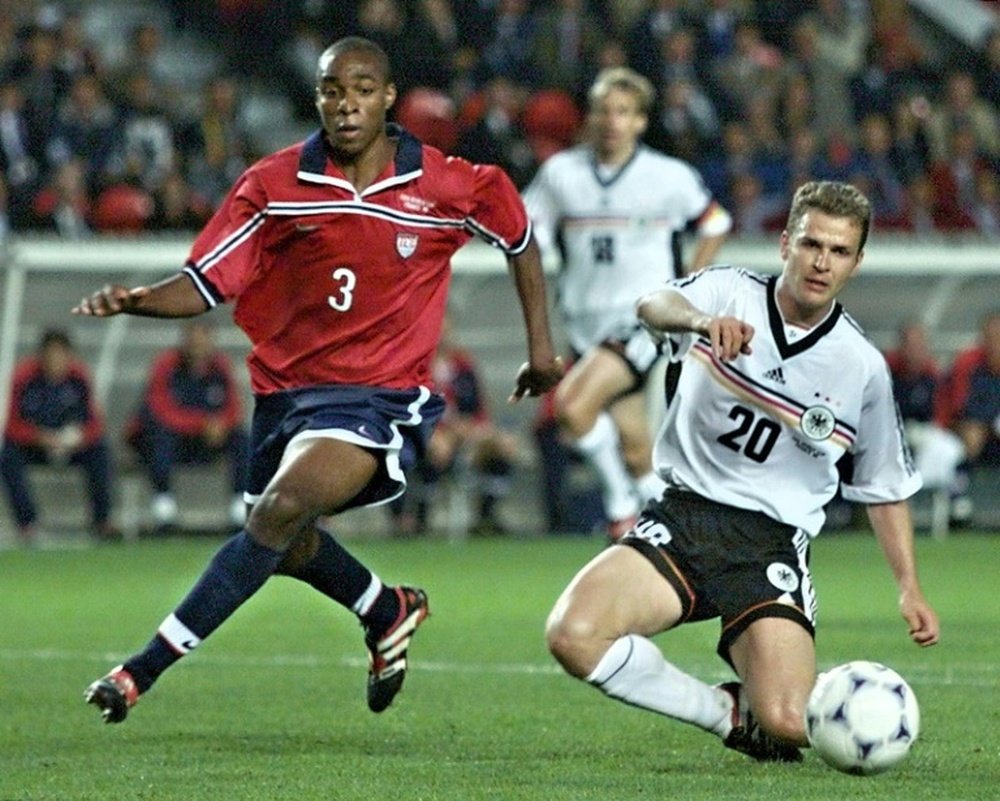 Eddie Pope played for the USA in the 1998, 2002 and 2006 World Cups. AFP