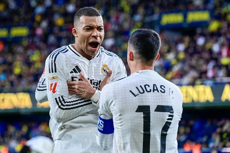 Mbappe brace at Villarreal takes Real Madrid top of La Liga