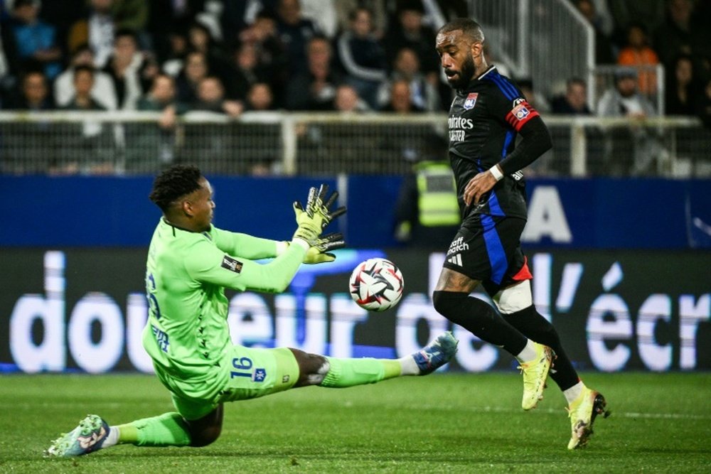 Lyon claimed fourth spot in the table after beating Auxerre. AFP