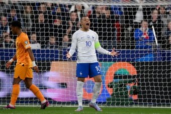 Kylian Mbappe marked his first game as France captain with a brace in a 4-0 demolition of the Netherlands in Euro 2024 qualifying on Friday, while Romelu Lukaku scored a hat-trick as Belgium began a new era with a 3-0 victory in Sweden.