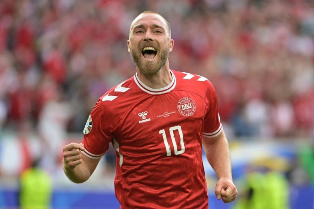 Eriksen blazed over just before half-time after more excellent work from the lively Wind. AFP
