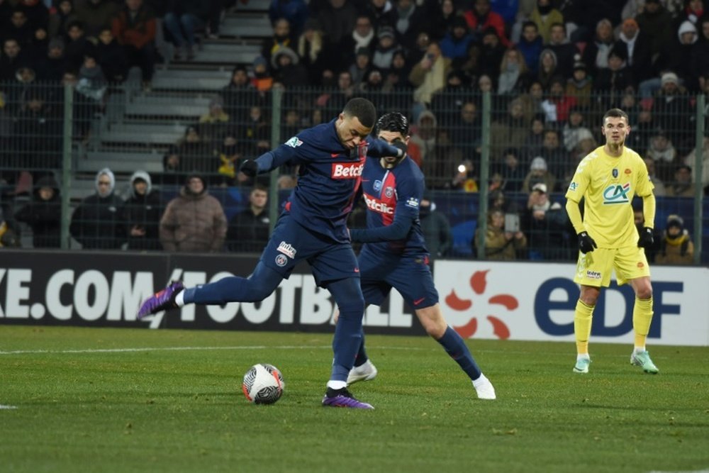 PSG swept into the next round of the French Cup. AFP