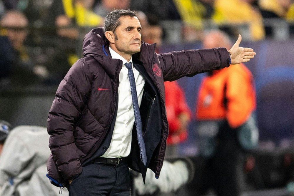 Valverde is trying to think positively. AFP