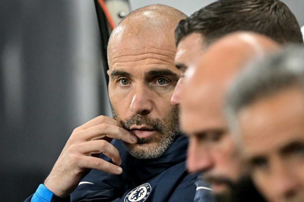 Enzo Maresca is in his first season as Chelsea manager. AFP