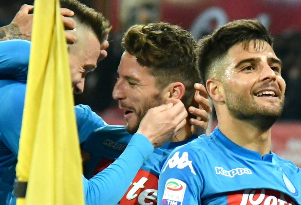 Napoli came from behind in style. AFP