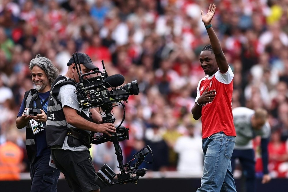 Arteta backs Eze to create 'magic moments' at Arsenal. AFP