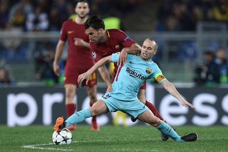 Iniesta has apologised to Barcelona fans. AFP