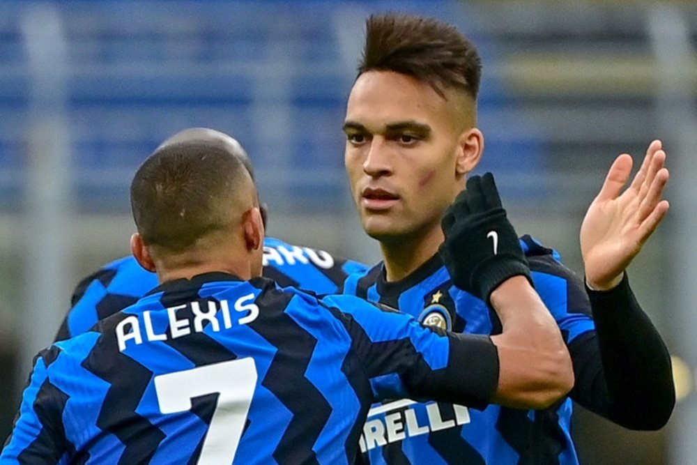 Inter won. AFP