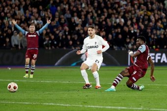 Mohammed Kudus scored two stunning goals as West Ham thrashed Freiburg 5-0 to progress to the quarter-finals of the Europa League on Thursday, where they will be joined by AC Milan and Benfica.